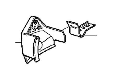 View 1267673 Bracket, left Full-Sized Product Image