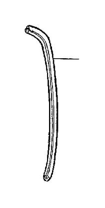 View 1234385 Sealing strip, right Full-Sized Product Image