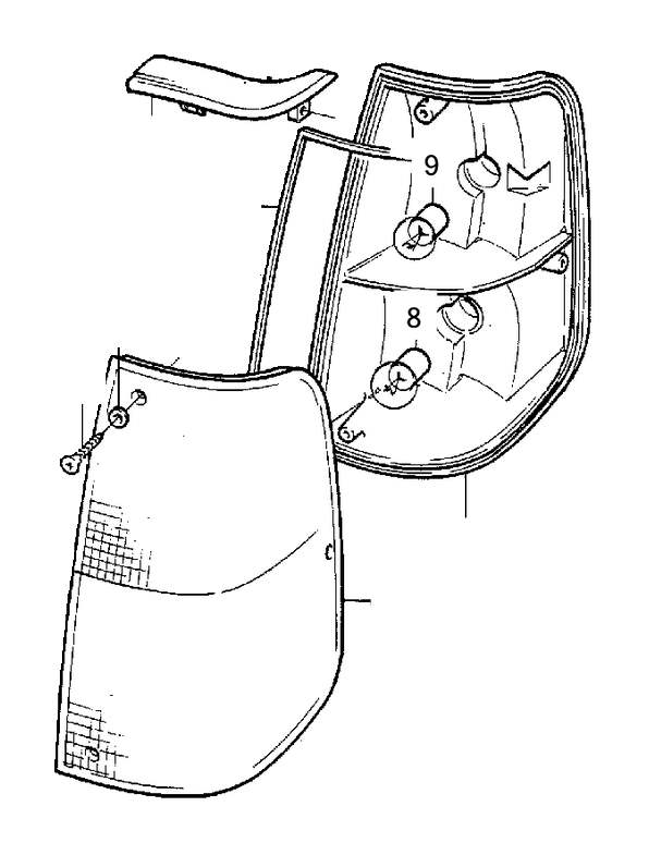 View 1312635 Moulding. GCP Strip. Chrome. Marker Lamps. Turn Indicators. (Left) Full-Sized Product Image