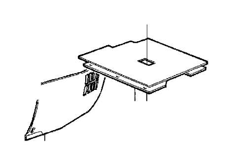 View 1215512 Cover plate, left, black Full-Sized Product Image