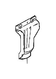 View 1382317 Tie plate, left Full-Sized Product Image