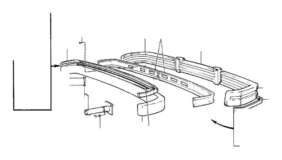 View 1246806 Bumper moulding, right Full-Sized Product Image