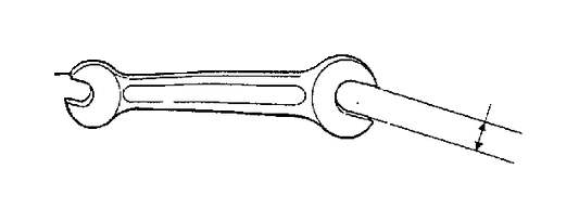 View 979861 Open End Wrench. GCP Open End SPANN. Full-Sized Product Image