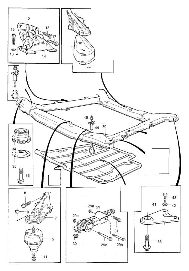 View 9135445 Protecting Casing. GCP Protecting CAS. Engine Mounting. Without TURBO. Full-Sized Product Image