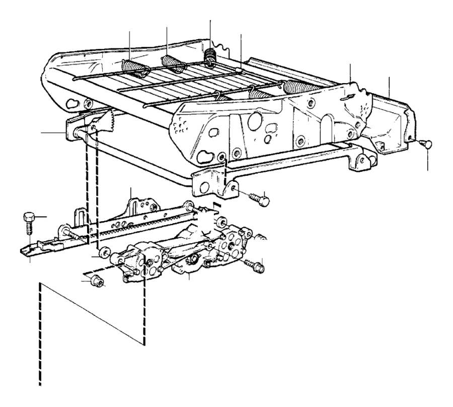 View 1373672 Seat frame Full-Sized Product Image