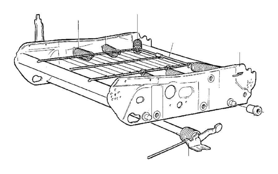 View 6840321 Seat frame, left Full-Sized Product Image