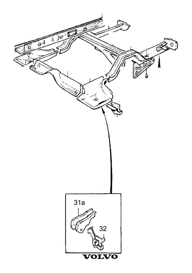 View 1254532 Cross member Full-Sized Product Image