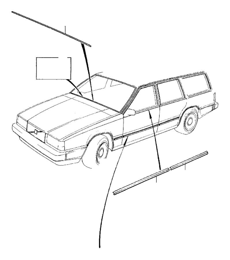 View 6848470 Trim moulding, left Full-Sized Product Image