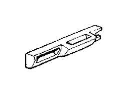 View 9133187 GCP Clip. Emblems. Trim mouldings. (Right, Green) Full-Sized Product Image
