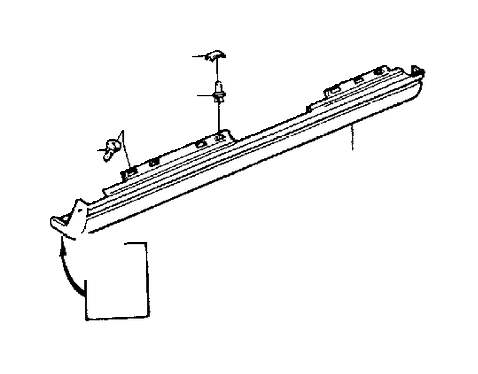 View 9133786 Rocker Panel Guard (Right, Grey) Full-Sized Product Image