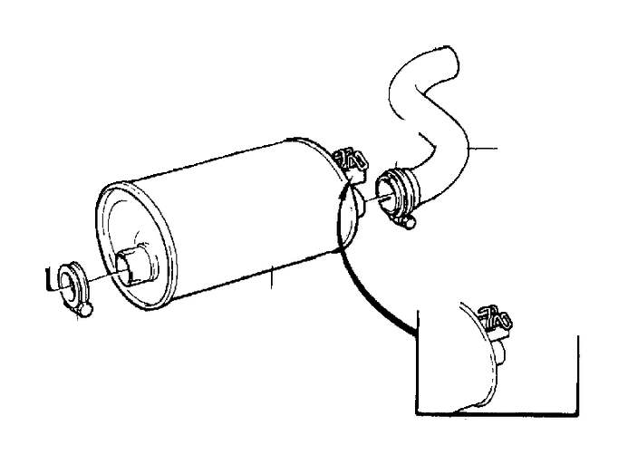 View 1378237 Muffler, rear Full-Sized Product Image