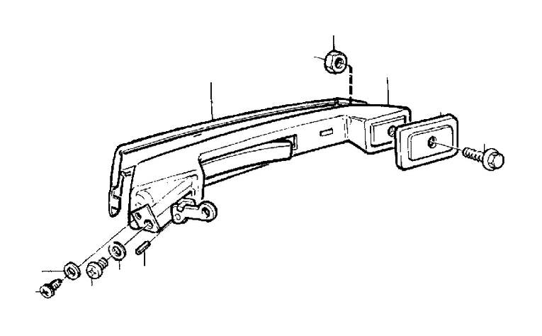 View 6846647 GCP Handle. (Right) Full-Sized Product Image
