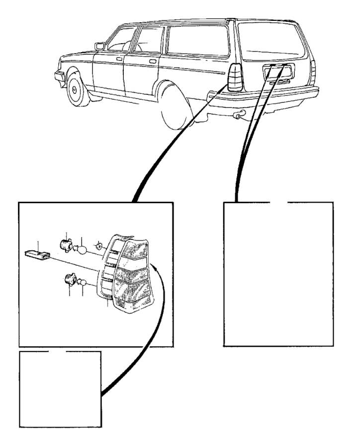 View 1372442 Tail light, right Full-Sized Product Image