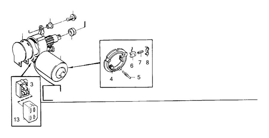 View 1304795 Wiper bearing, right Full-Sized Product Image