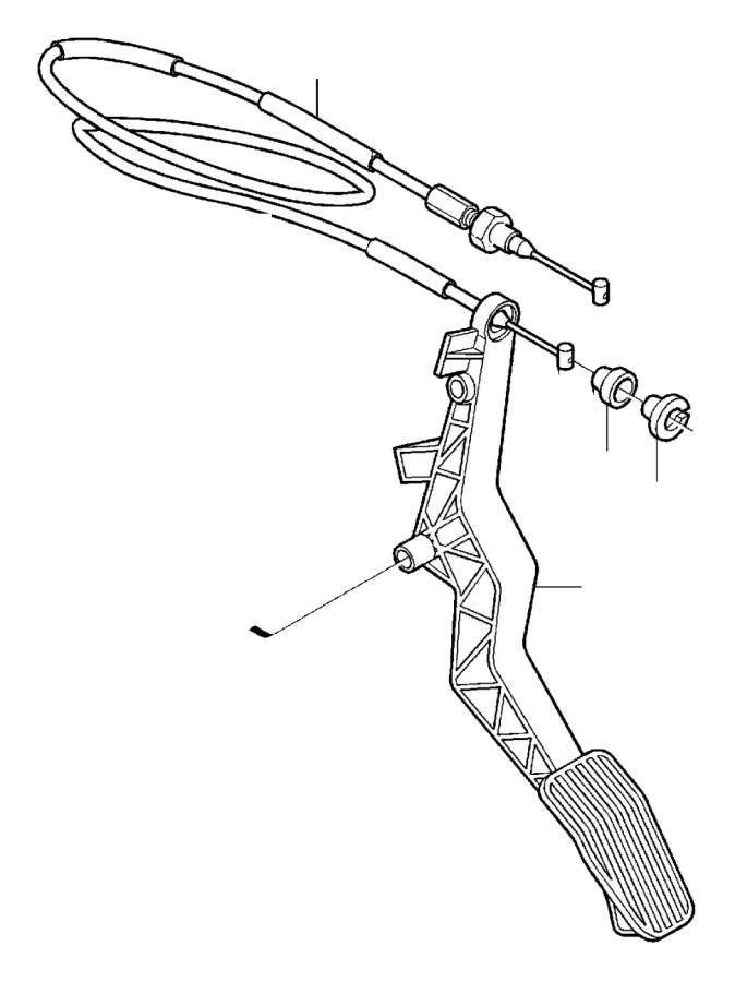 View 9157600 Throttle Control Cable. GCP Throttle CONTOUR. Manual Gearbox. Without TURBO. Full-Sized Product Image