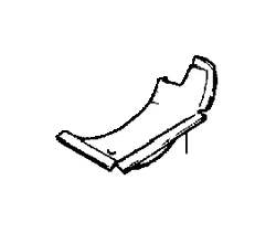 View 1315612 Spare wheel well, right Full-Sized Product Image