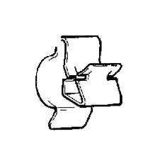 View 682388 Retaining clip Full-Sized Product Image