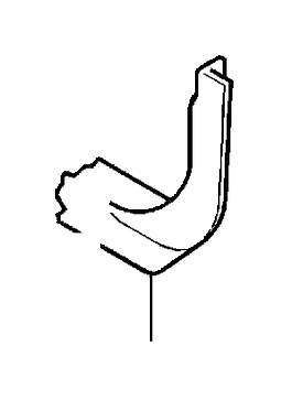 View 9408343 GCP Sill moulding. Cabin. Interior Components, Floor Section. Interior Parts, Floor Section. Side Panel. (Left, Grey, Dark, Parts For Cars with Interior codes; CODE 3471, 3571, 3671, 3771, 3871, 3875, 3971) Full-Sized Product Image