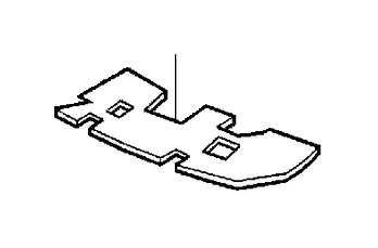 View 8618210 Sound absorber, left Full-Sized Product Image