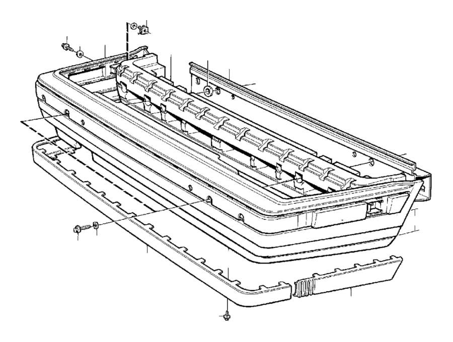 View 1372512 Bumper Cover (Rear) Full-Sized Product Image