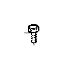 View 963564 Hexagon screw Full-Sized Product Image