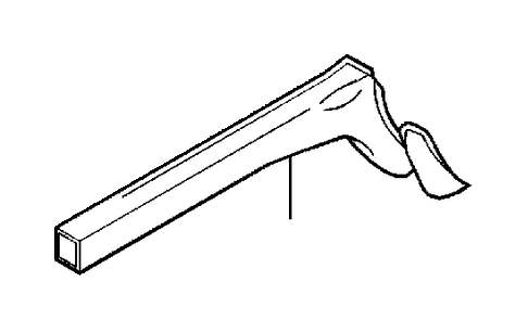 View 30632635 Frame rail, right Full-Sized Product Image