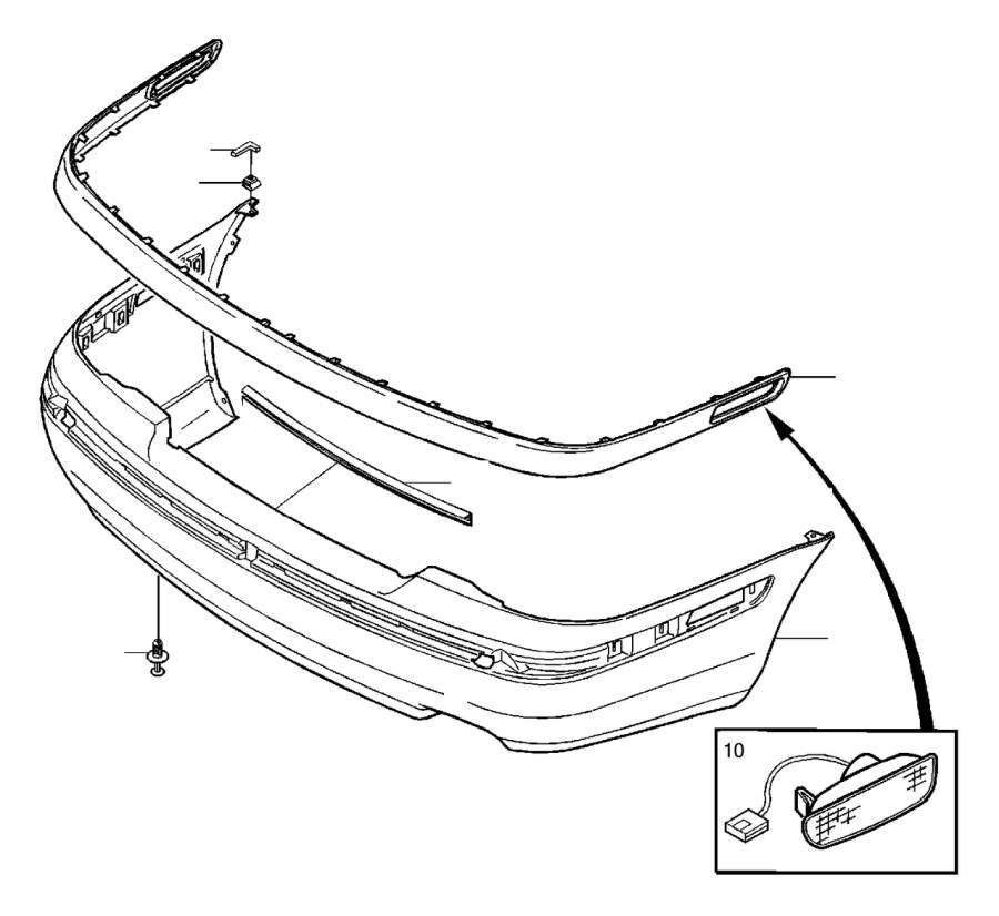 View 30899588 Bumper cover Full-Sized Product Image