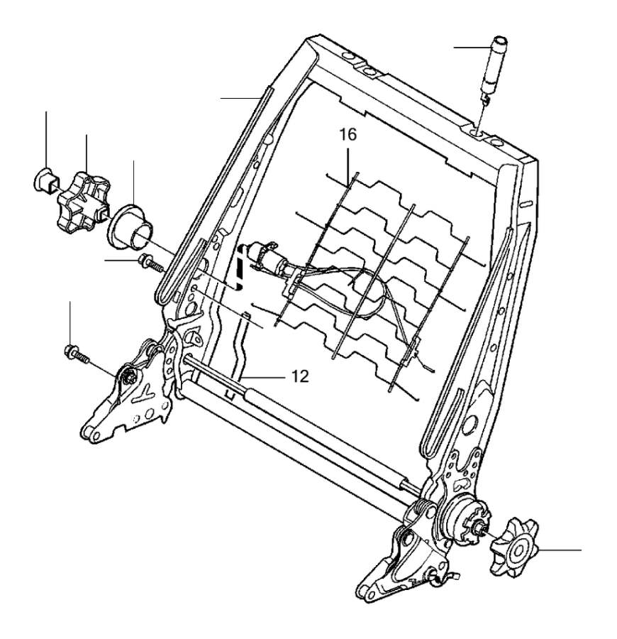 View 8665791 Backrest frame Full-Sized Product Image