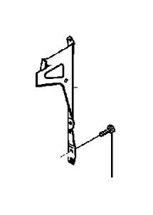 View 9150597 Bracket, left Full-Sized Product Image