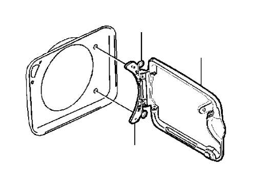 View 9187630 Fuel Filler Door Full-Sized Product Image