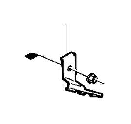 View 30786846 Bracket. Anti Lock Brake. Cable Harness ABS Sensor. (Left, Front, Rear) Full-Sized Product Image