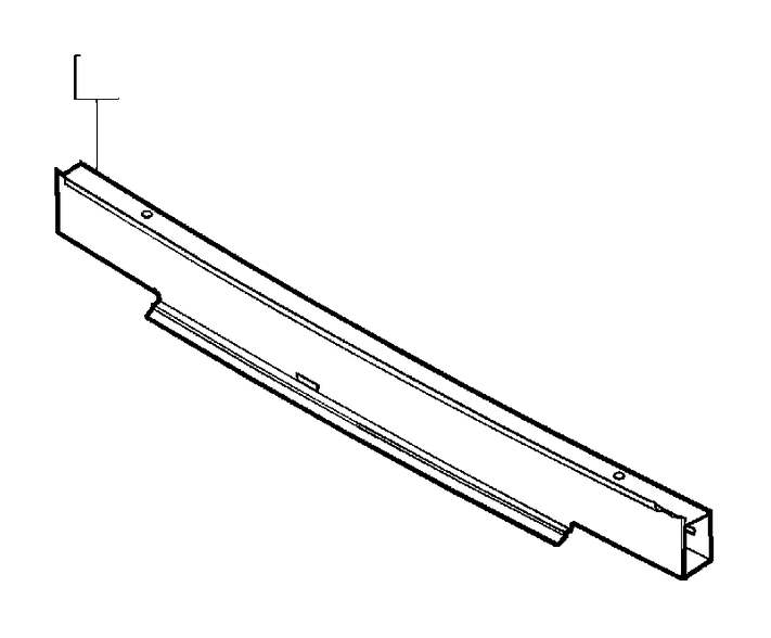 View 9190195 Bumper rail Full-Sized Product Image