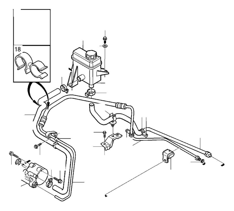 View 975630 Power Steering Pressure Line Washer Full-Sized Product Image
