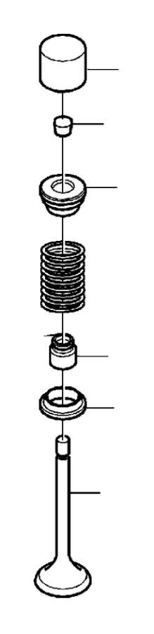View 31316165 Valve spring Full-Sized Product Image