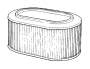 Image of Engine Air Filter image for your Volvo