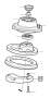 View Suspension Strut Bearing (Front) Full-Sized Product Image