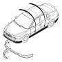 Image of Spoiler image for your 2009 Volvo S40 2.5l 5 cylinder Turbo