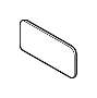 View Door Interior Trim Panel Seal Full-Sized Product Image