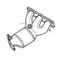 View Catalytic Converter with Integrated Exhaust Manifold Full-Sized Product Image