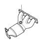 Image of Catalytic Converter with Integrated Exhaust Manifold image for your 2012 Volvo XC60   