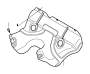 Image of Protecting Plate. Exhaust Manifold with Catalytic Converter. image for your 2000 Volvo V70   