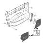 View Exterior Door Handle Cover Clip Full-Sized Product Image
