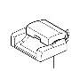 Image of Seat Cushion Foam (Rear, Interior code: C910) image for your 2009 Volvo XC90   