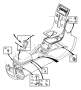 Image of Arm Rest. Transmission Tunnel Console. (Interior code: 5923) image for your 2002 Volvo S40   