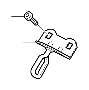 View Deck Lid Latch Bracket Full-Sized Product Image