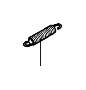 Image of Seat Cushion Spring. Spring used to support. image for your Volvo V70  
