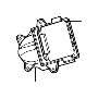 View Headlight Control Module Bracket Full-Sized Product Image