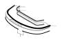 View Convertible Top Case Seal (Left) Full-Sized Product Image