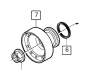 View Differential Coupling Unit Seal Kit. Flange Lock Nut. Full-Sized Product Image