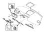 Image of Modesty Panel. Additional Components. Dashboard Body Parts. (Interior code: 5X7X, 5X8X) image for your Volvo S40  